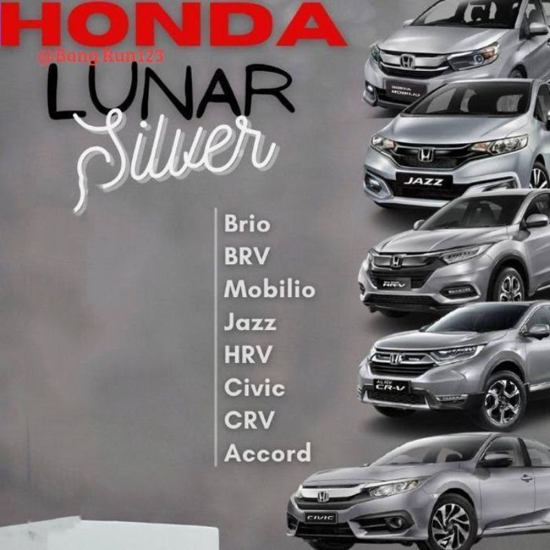 Cat Duco Lunar Silver Meyallic NH 830M Cat Mobil Honda Silver Metallic Pu 1kg