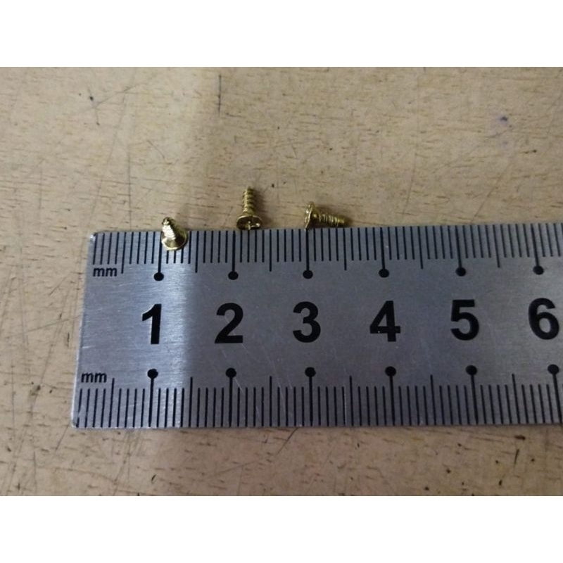 BAUT BINGKAI / SEKRUP / KECIL / ISI 2000 / KEPALA 4MM / PANJANG 6MM