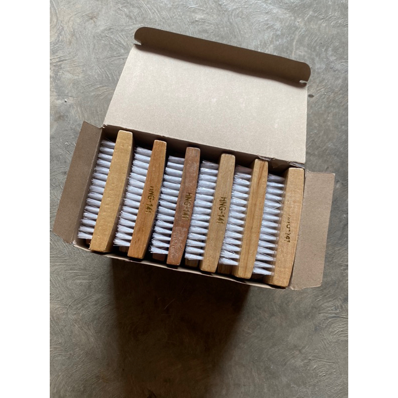 [GROSIR] Sikat Kayu Eterna Honaga. 12pcs Sikat Loundy. Sikat kayu loundry sepatu. sikat sepatu. sika