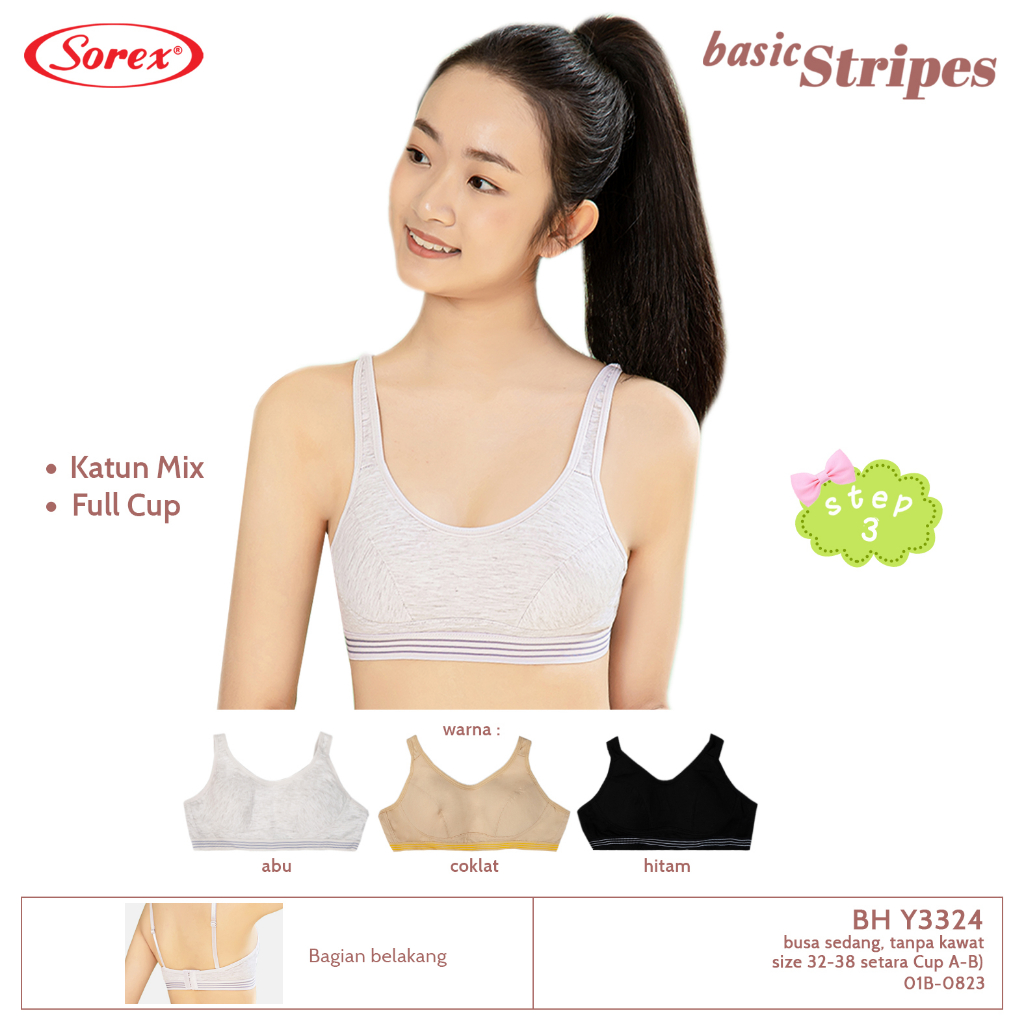 SOREX YOUNG BRA 3324 STEP 3 - BH REMAJA KAIT 3