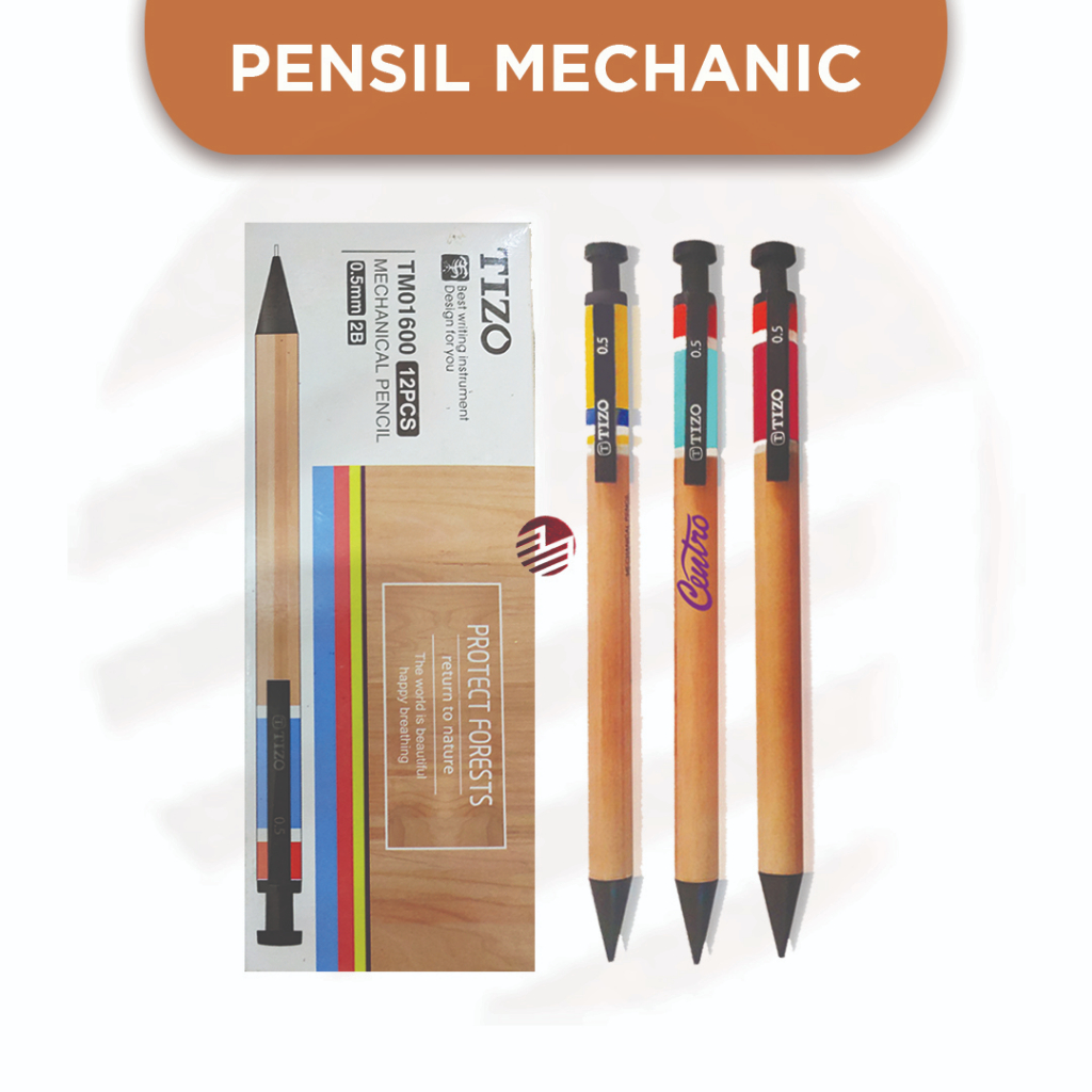 

Pensil Mekanik/Mechanic 0.5mm TM01600 - TIZO
