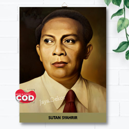 Foto Poster Sultan Syahrir Pahlawan Indonesia - Walldecor poster Pahlawan Nasional Indonesia – pajan