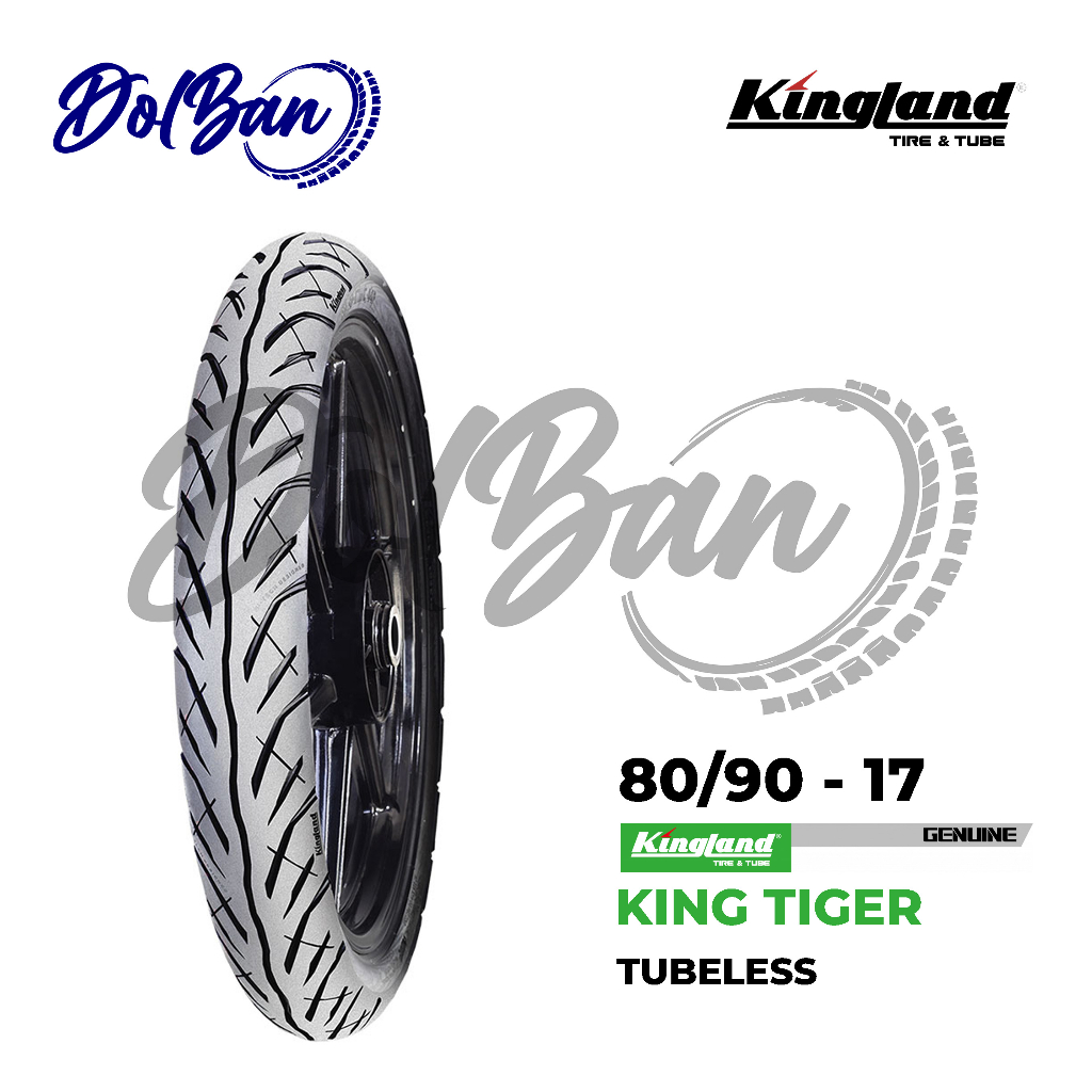 Ban Luar Motor Kingland 80/90-17 Ring 17 King Tiger Tubeless