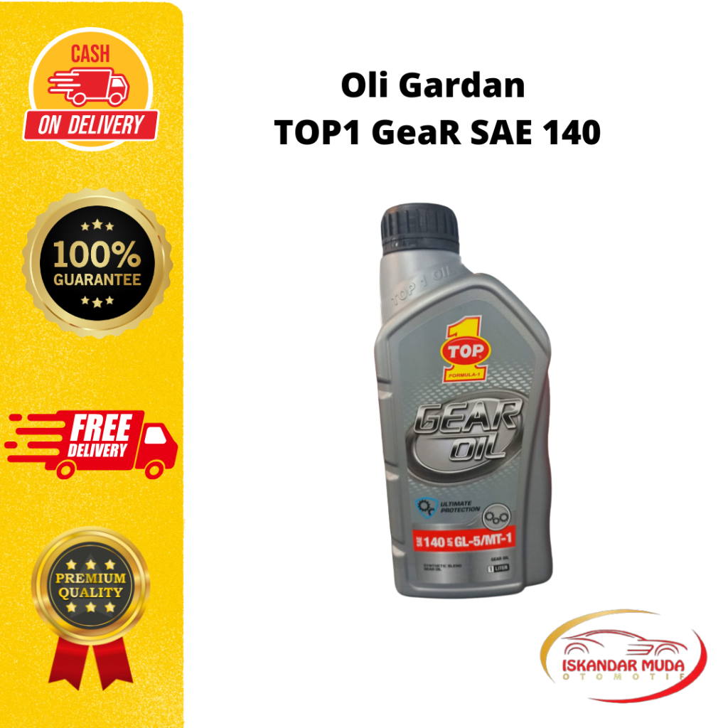 Oli Gardan Mobil TOP1 GeaR SAE 140