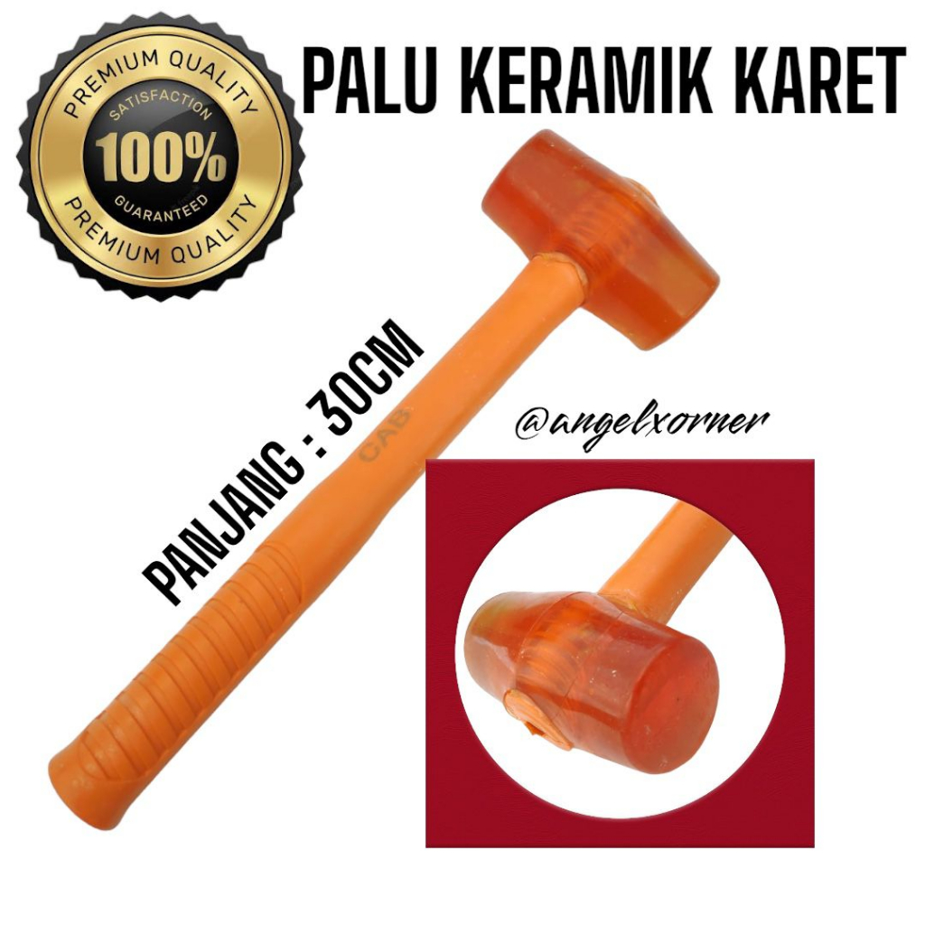 (READYSTOCK)PALU KERAMIK JELLY / PALU KARET TRANSPARAN / MARTIL KARET KERAMIK/ PALU KACA KARET JELLY
