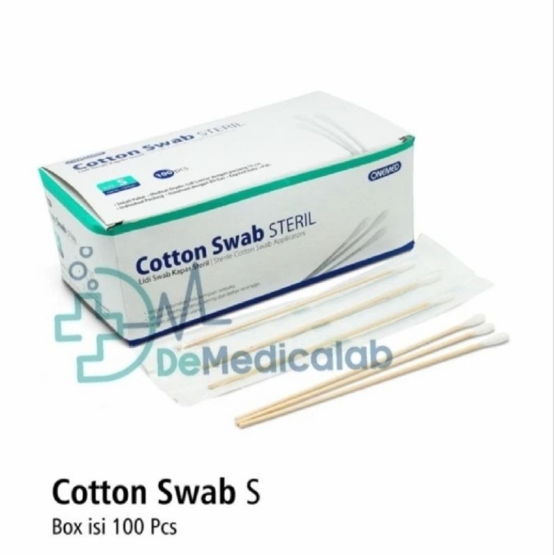 Cotton Swab Steril Onemed UK.S Citoswab Cotton Swabs One Med S