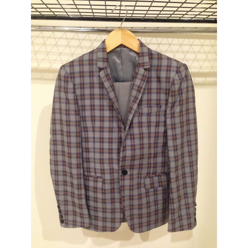 jas celana second motif kotak