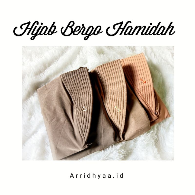Hijab pet Bergo Hamidah Oval