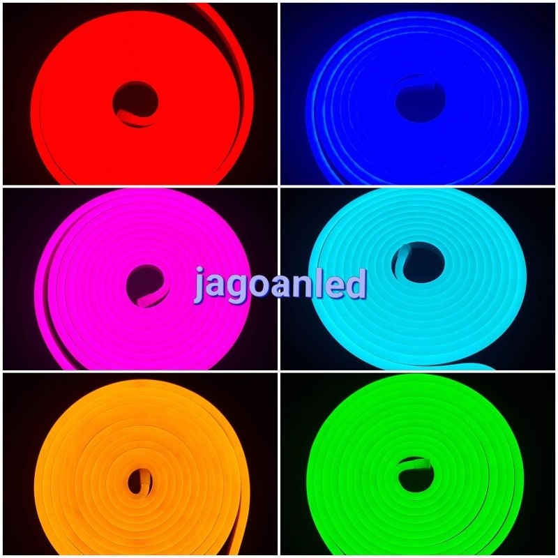 Lampu LED Neon Flex 12V LED Flexible Lampu LED Selang Panjang Neon Sign