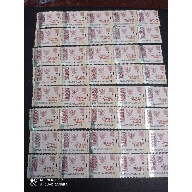 

Meterai 10000 Original Sepuluh Ribu