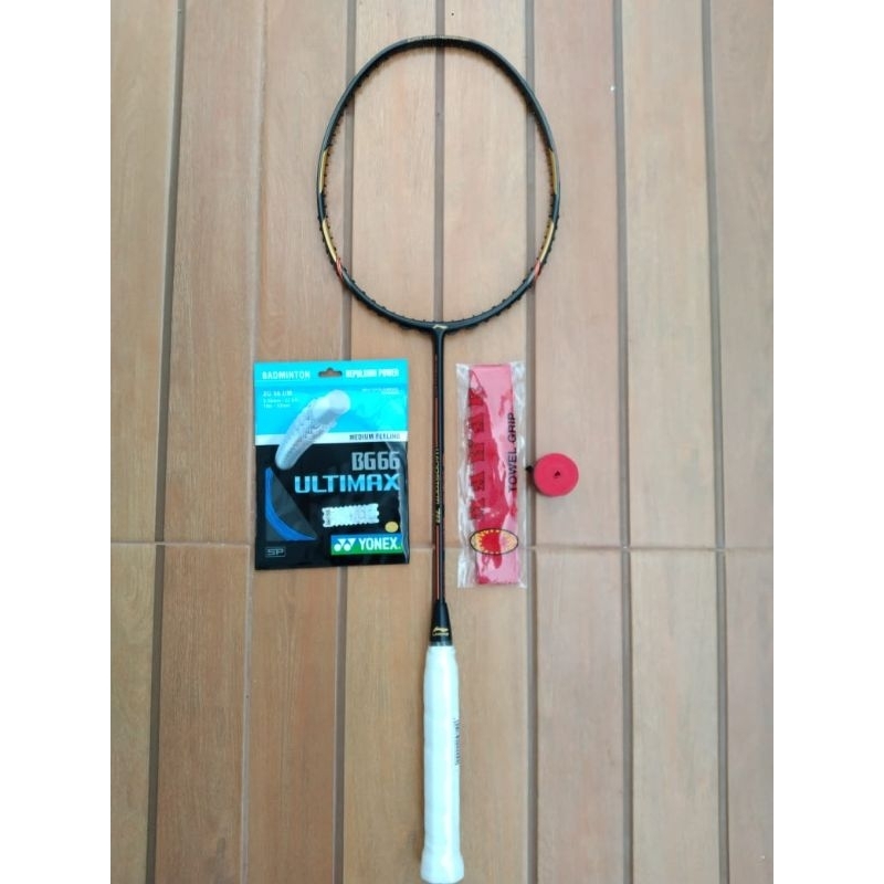 raket lining wingstrum 78 super premium tarikan 30lbs