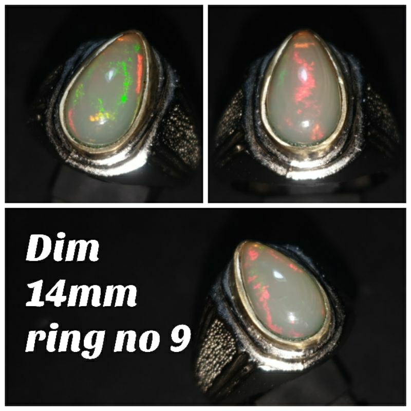 Black opal natural asli