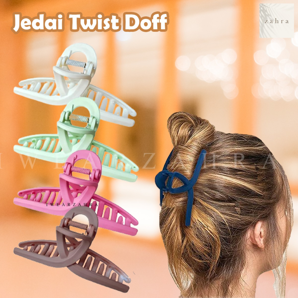 JEDAI TWIST DOFF - Jepit Rambut Korea Style Aksesoris