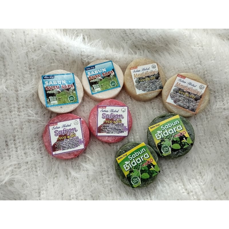 Sabun herbal sabun bidara safron susu sapi manjakani