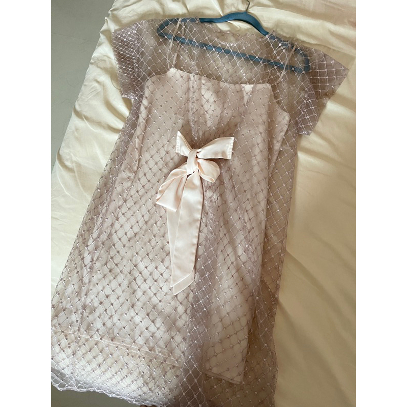 Malika by Modelano Dress Rose Gold