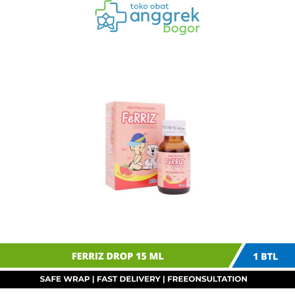 FERRIZ DROP 15 ML/VITAMIN ZAT BESI UNTUK BAYI