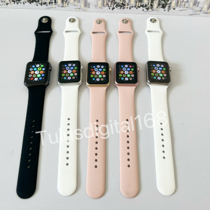 Apple Watch Seri 1,2,3,4,5,SE 38MM/42MM 40MM/44MM Second 100% Original Garansi Ex Internasional
