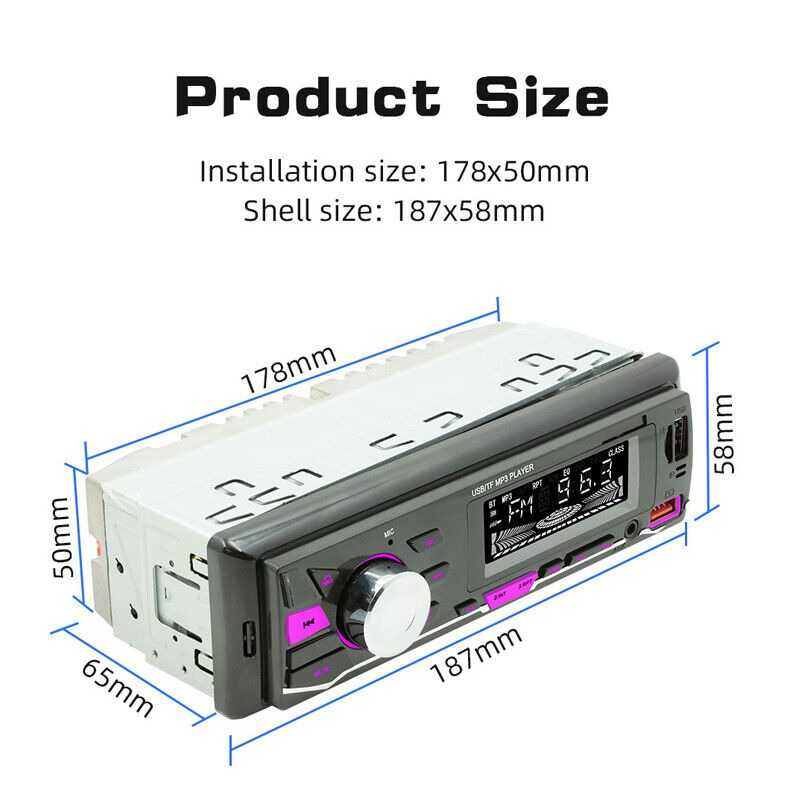 Tape Mobil Audio MP3 Player LCD RGB Bluetooth 5.1