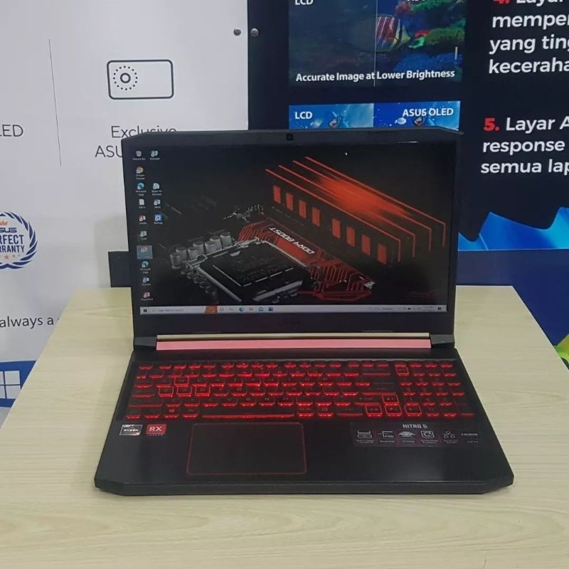 Acer Nitro 5 An515-43 Ryzen 5-3550H RAM 8GB/SSD 512 GB