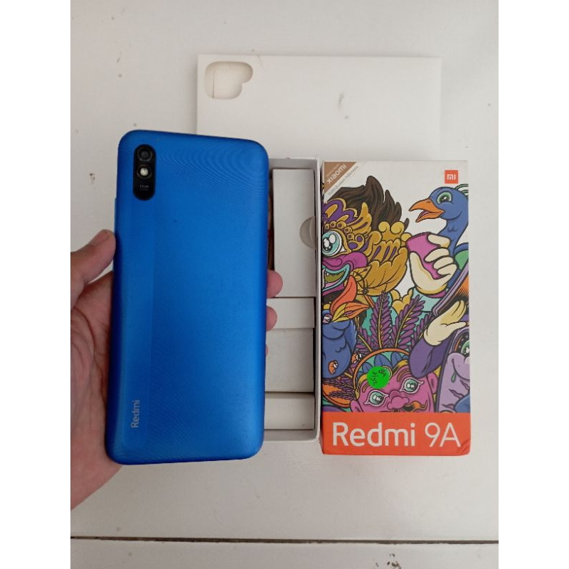 XIAOMI REDMI 9A 2/32GB BEKAS FULLSET