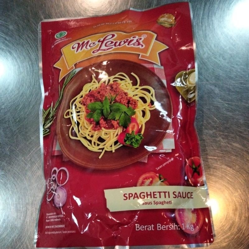 

MC LEWIS SPAGHETTI SAUCE 1KG