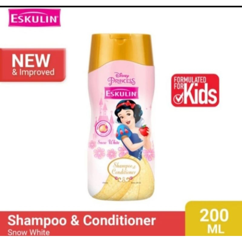 Eskulin kids Shampoo and Conditioner snow White