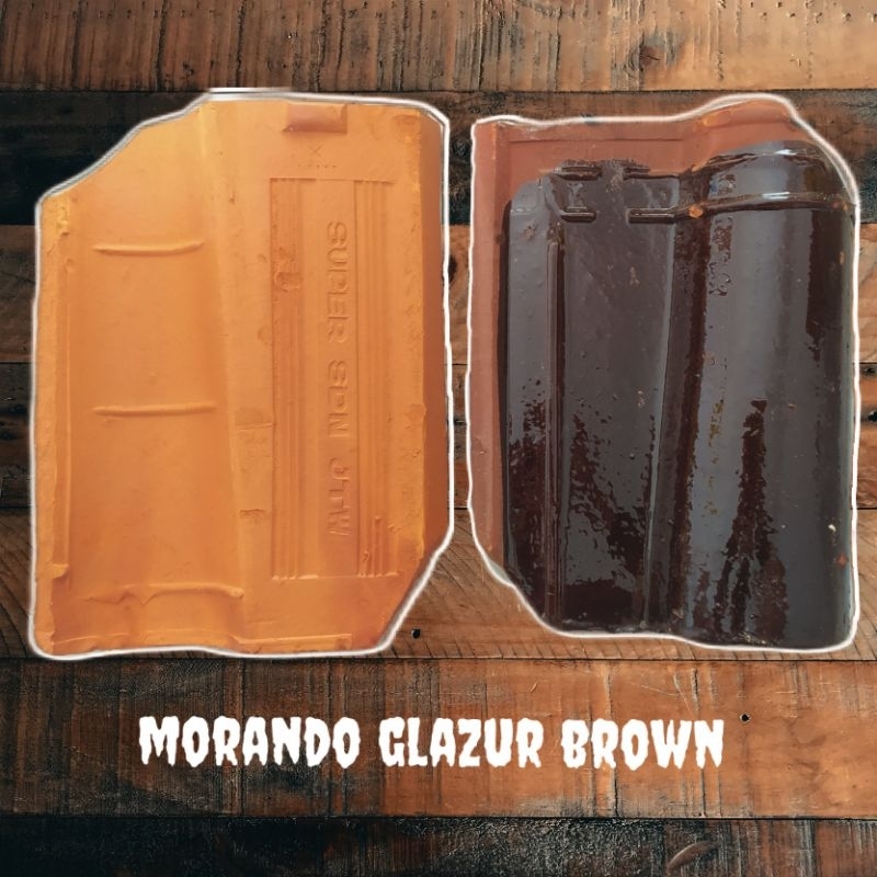 Genteng Morando Glazur Brown Jatiwangi