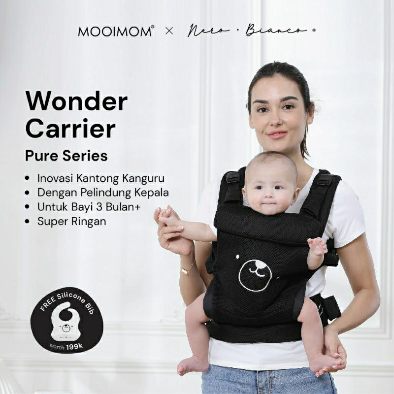 Mooimom x Nero Bianco - Wonder Carrier Gendongan Bayi SSC