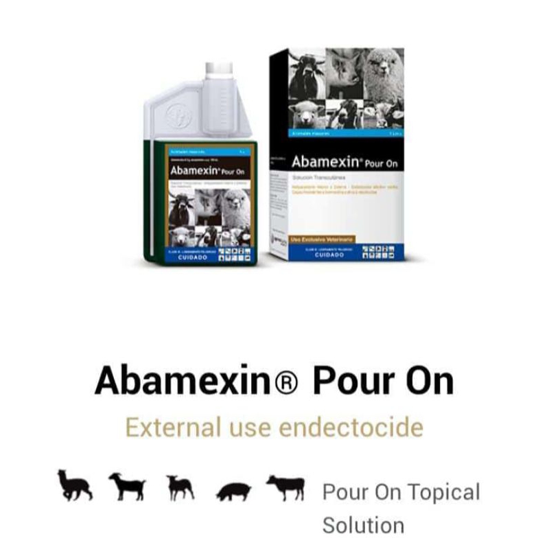ABAMEXIN POUR ON 500 ml obat kutu / obat scabices paling ampuh dan termurah
