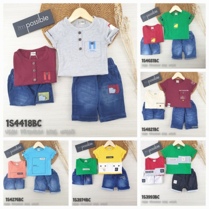 Setelan anak uson/setelan anak laki-laki/setelan uson import anak laki-laki/setelan jeans anak cowok