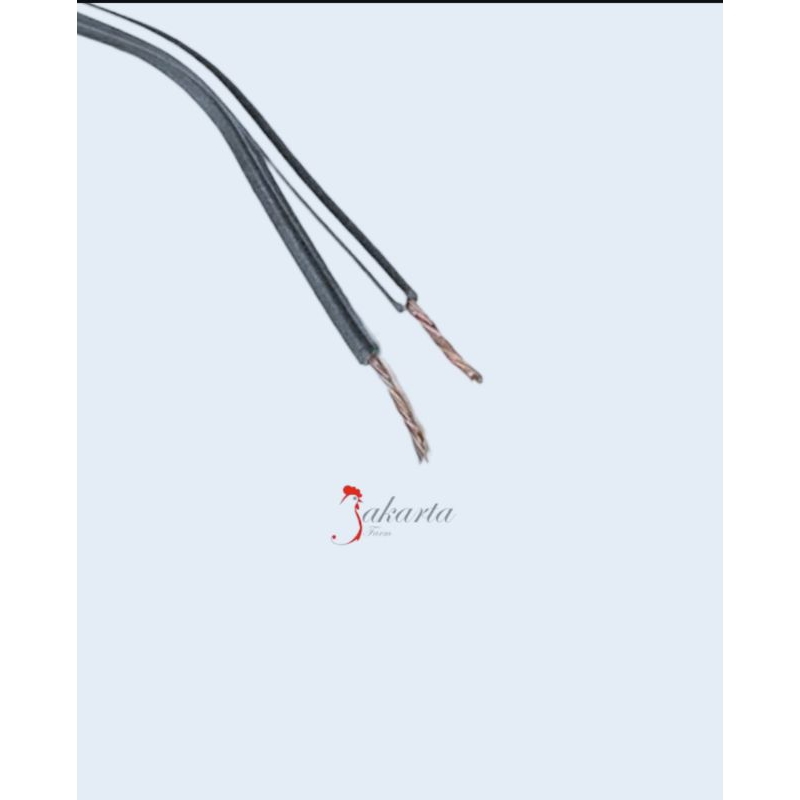 kabel serabut dua jalur  2 x 18 kabel mesin penetas