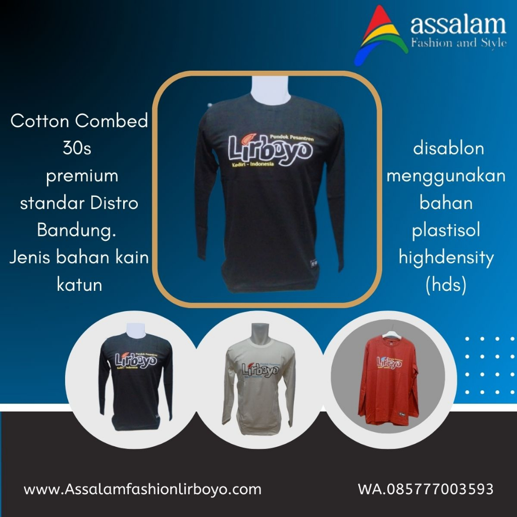Kaos pondok pesantren LIRBOYO (dewasa)