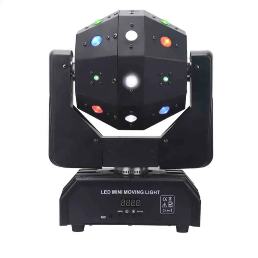 Lampu panggung moving head ball + laser led
