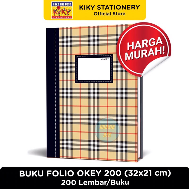 

BUKU HARDCOVER UKURAN FOLIO 200 LEMBAR