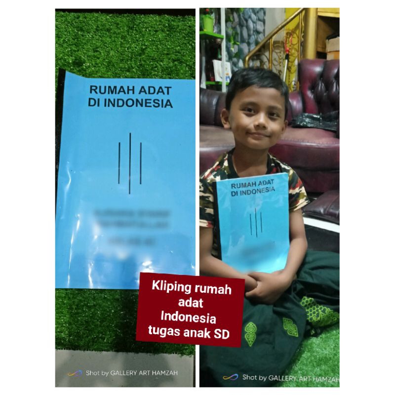 buku kliping/tugas anak prakarya sekolah