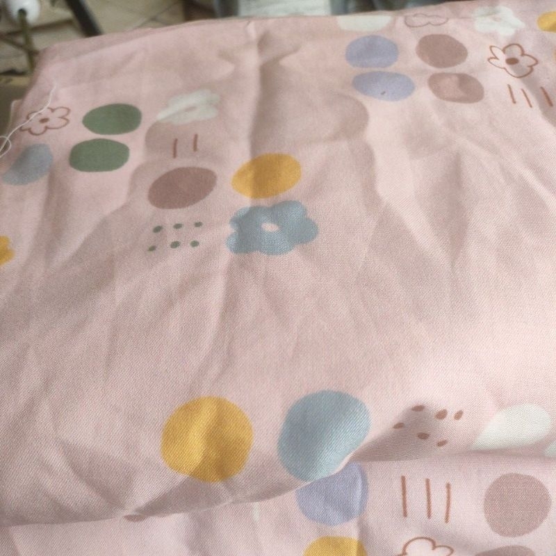 KAIN KILOAN TOYOBO MOTIF DOT BUNGA SALEM TEBAL LEMBUT