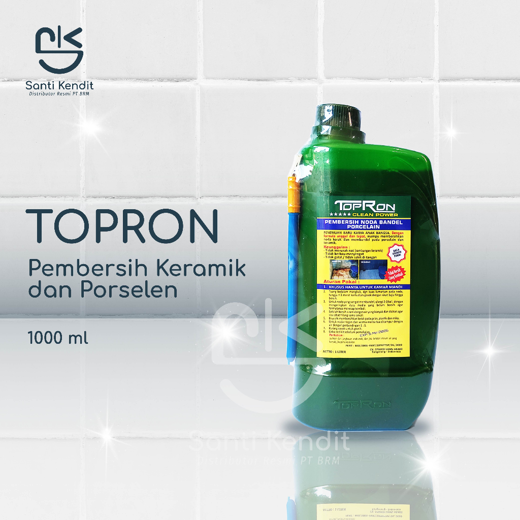 	 TOPRON CLEAN POWER PEMBERSIH KERAMIK-PROSELEN	