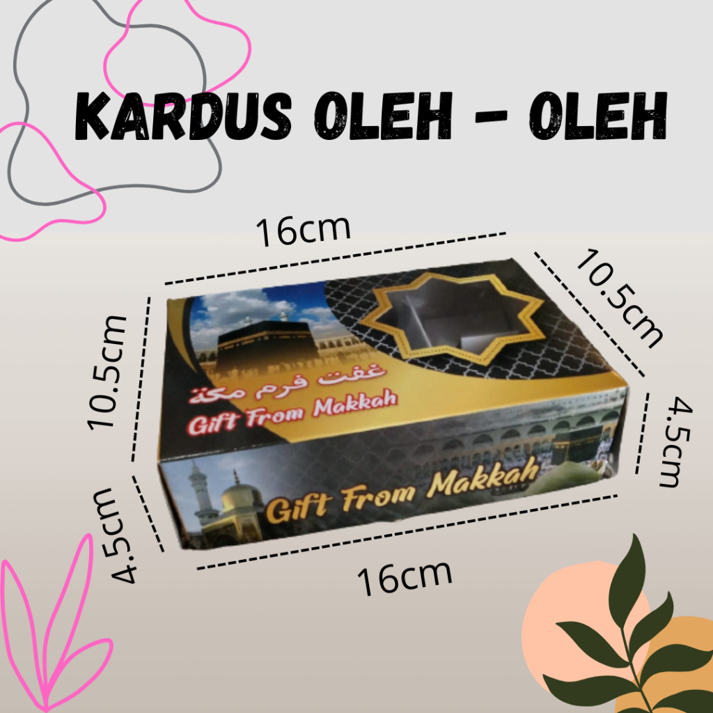 Dus oleh oleh haji dan umroh/ Kardus souvenir haji umroh/ Box oleh- oleh haji/ hampers