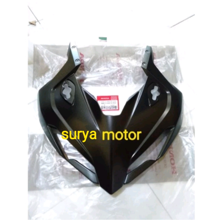 TAMENG COVER DEPAN CBR150 CBR150R K45R HITAM DOFF 64211-K45-NL0ZD TOPENG CBR150R K45R HITAM DOFF ORI