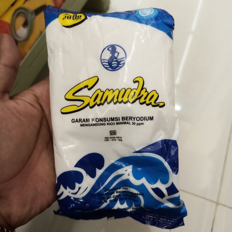 

Garam Samudra Garam Konsumsi Beryodium @ 500 Gram