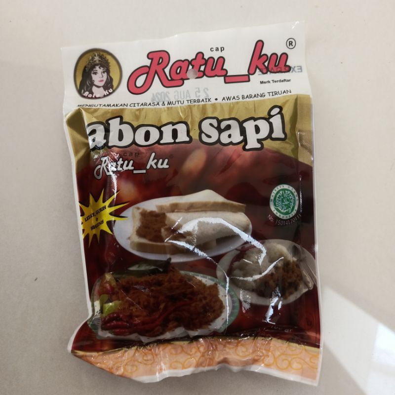 

Abon Sapi Cap Ratu Ku 100 gr | Ratuku 100g Enak Lezat Murah Promo Asli