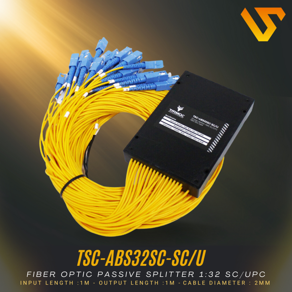 Tarmoc Spliter 1:32 SC/UPC | Fiber Optic ABS PLC Box Splitter 1x32