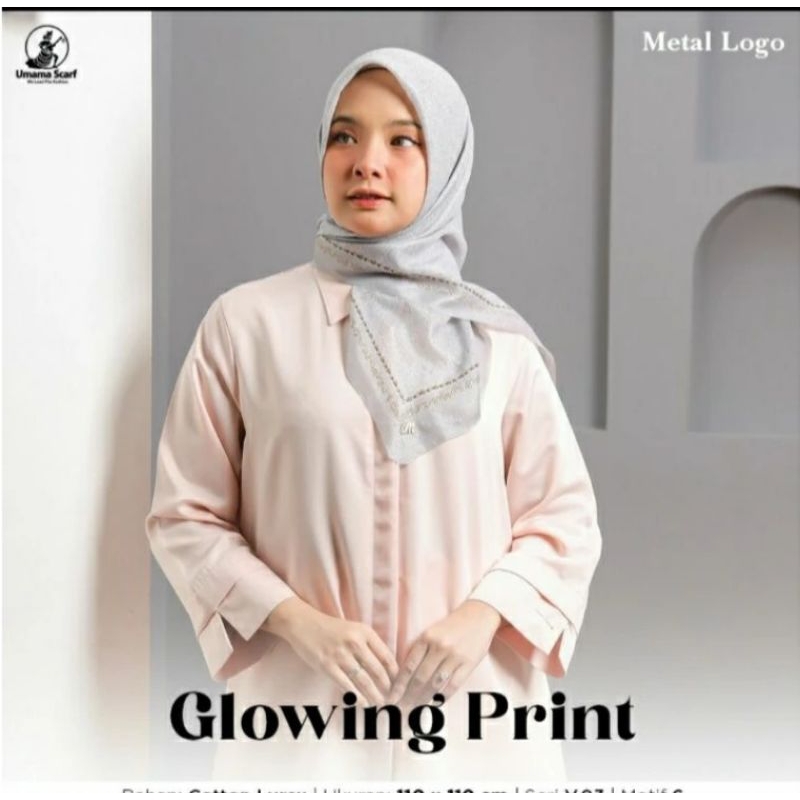 SEGI EMPAT GLOWING MOTIF LOGO UMAMA