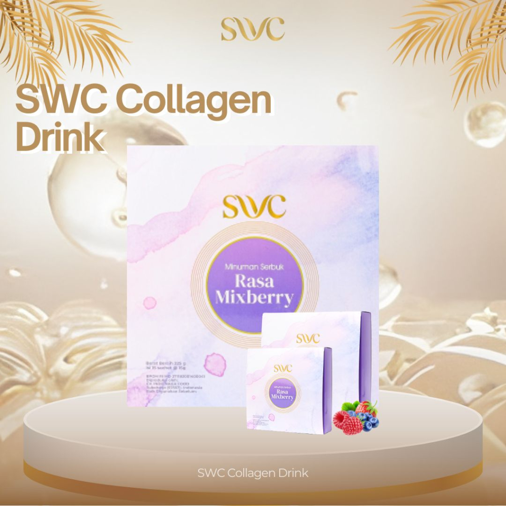 SWC COLLAGEN DRINK - RASA MIXBERRY - [PEMUTIH SELURUH BADAN AMPUH]