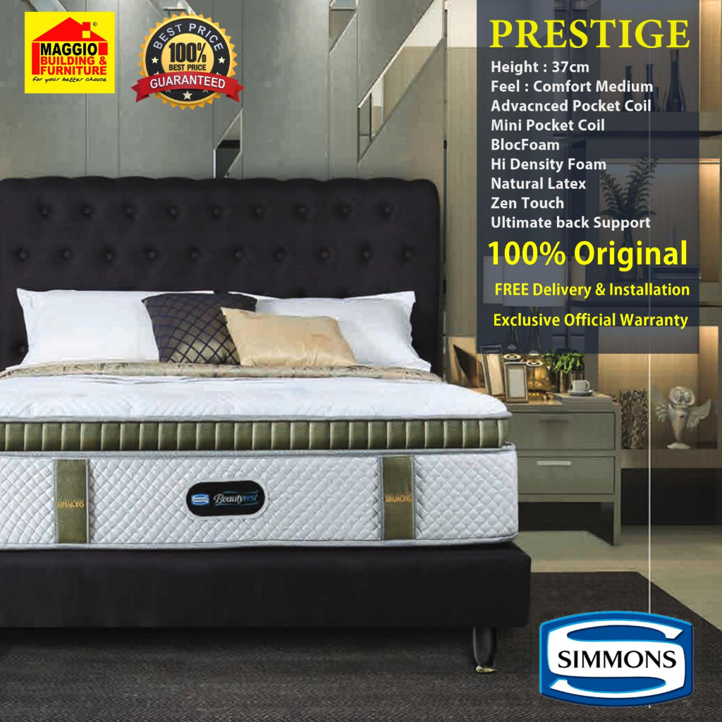 KASUR SPRINGBED SIMMONS KASUR SPRINGBED - KASUR PRESTIGE - SIMMONS