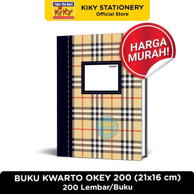 

1 Pcs!! BUKU HC HARDCOVER KUARTO 200 LEMBAR KWARTO