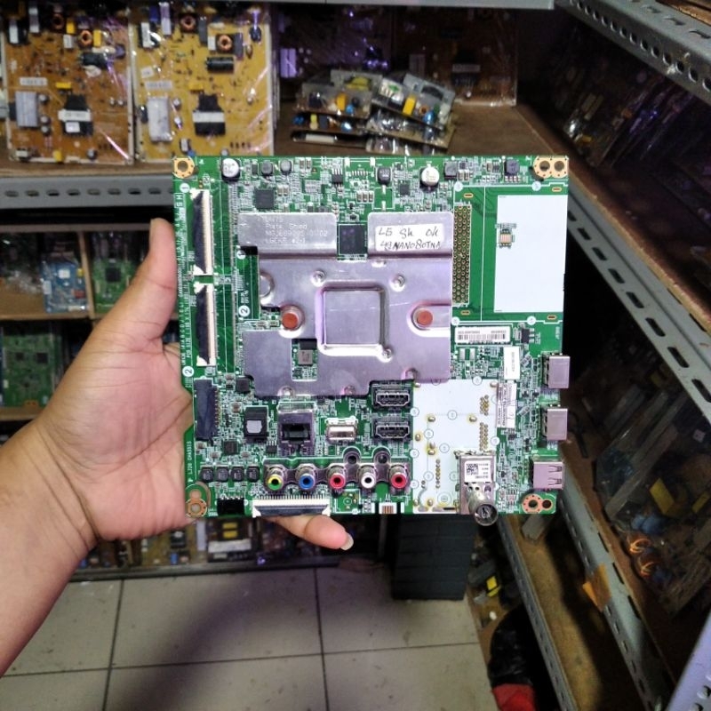 LG 49NANO80TNA MOTHERBOARD - MESIN TV - MB - MAINBOARD SMART TV LED LG 49NANO80TNA