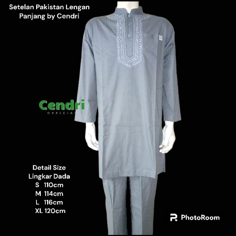 Setelan Pakistan Koko Pria Dewasa / Setelan Pakistan Lengan Panjang / SET Atasan dan Bawahan / Celan