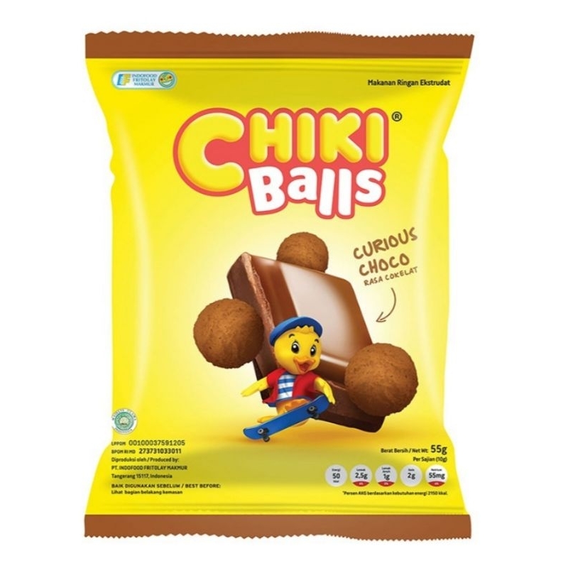 

Chiki Balls Makanan Ringan Cheeky Chicken 55 gram