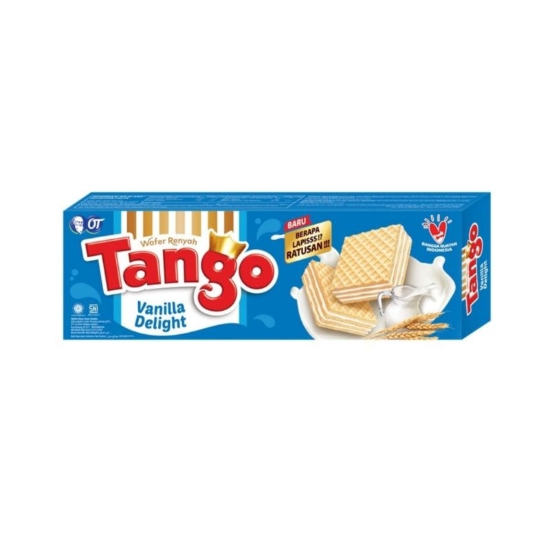 

Tango Wafer Vanilla dan chocolate 133 gr